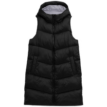 Długa pikowana kamizelka damska F093 4F