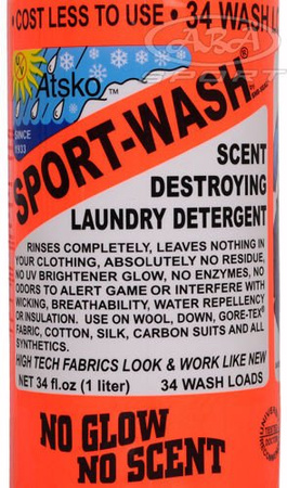 Specjalistyczny płyn do prania odzieży sportowej Sport Wash 1000 ml Atsko