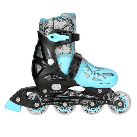 Łyżworolki regulowane 4w1 (ROLKI WROTKI ŁYŻWY) NH0320A Nils Extreme