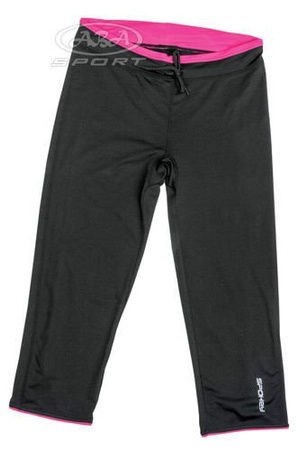 Spodnie damskie 3/4  Keepfit Pants Black Spokey