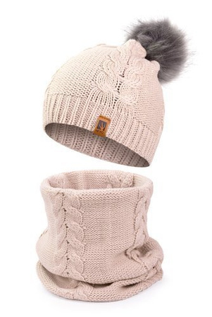 Zimowy zestaw damski czapka i komin HZ0002 Heyo 