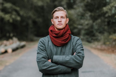 Szalik komin męski H16025-17 HEYO 