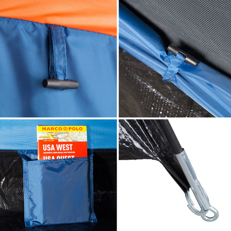 Namiot 2-osobowy turystyczny HIKER NC6010 NILS