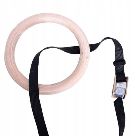 Drewniane kółka do ćwiczeń crossfit BKG02 Bestif  