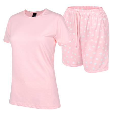 Piżama damska krótka HEYO HPD08 groszki 