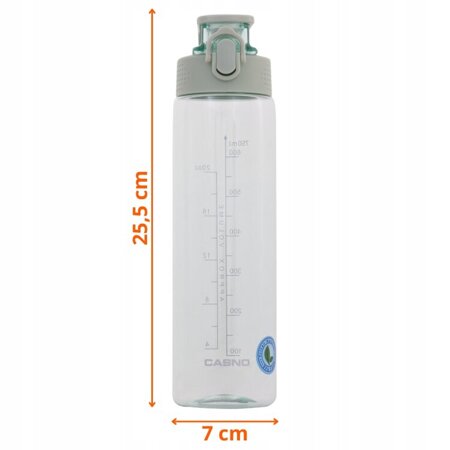 Butelka tritanowa TENNESSEE CLEAR 750ml CASNO 