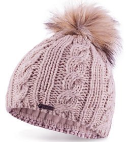 Damska czapka zimowa z pomponem 15511 PaMaMi