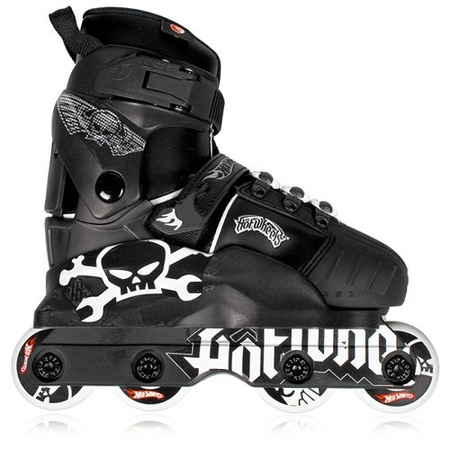 Łyżworolki regulowane Skull Hotwheels 