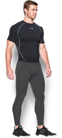 Termoaktywne spodnie męskie HeatGear Compression Legging 1257474-090 Under Armour